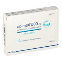 Apiretal 500 Mg 12 Comprimidos Bucodispersables
