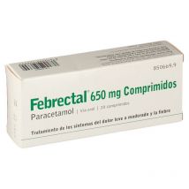 Febrectal 650 Mg 20 Comprimidos