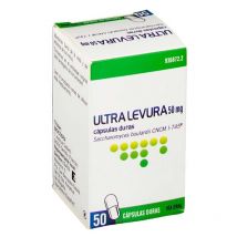 Ultra Levura 50 Mg 50 Cápsulas Duras