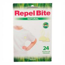 Repel Bite Natural 24 Parches De Citronela