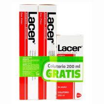 Pack Lacer Pasta 2x125 Ml + Colutorio 200 Ml