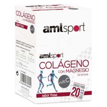 Aml Sport Colágeno Con Magnesio+vitc 20 Sticks Fresa