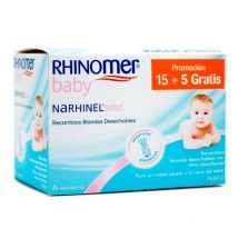 Rhinomer Baby Narhinel Confort, 20 Recambios Blandos Desechables