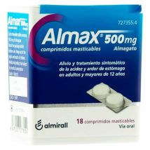 Almax 500 Mg 18 Comprimidos Masticables