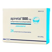 Apiretal 500 Mg 24 Comprimidos Bucodispersables