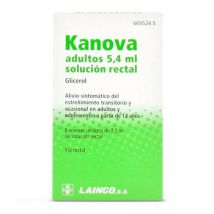 Kanova Adultos Solución Rectal 6 Enemas