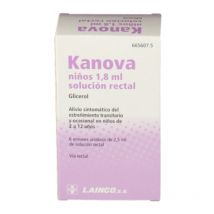 Kanova Niños Solución Rectal 6 Enemas