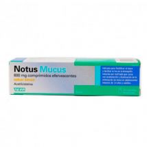 Notus Mucus 600 Mg 20 Comprimidos Efervescentes Sabor Limón