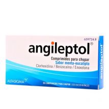 Angileptol 30 Comprimidos Menta Eucalipto