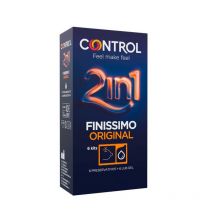 Control Preservativos Finissimo 2 En 1 6 Unidades