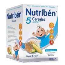 Nutriben Papilla 5 Cereales 600 Gr