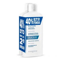 Duplo Ducray Elución Champú 2x400 Ml