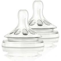 Philips Avent Tetina Natural Flujo Lento 2 Unidades