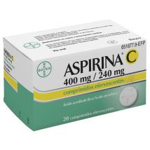 Aspirina C 20 Comprimidos Efervescentes