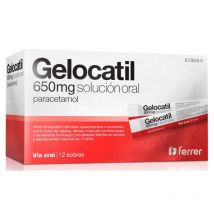 Gelocatil 650 Mg Solución Oral 12 Sobres