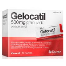 Gelocatil 500 Mg Granulado 12 Sobres