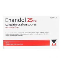 Enandol 25 Mg Solución Oral 10 Sobres