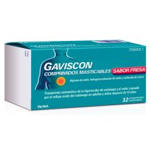 Gaviscon 32 Comprimidos Sabor Fresa