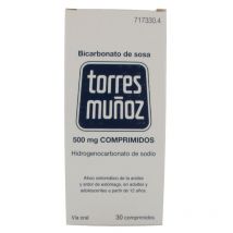 Bicarbonato De Sosa Torres Muñoz 500 Mg 30 Comprimidos