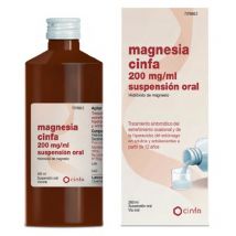 Magnesia Cinfa 200 Mg/ml Suspensión Oral, 260 Ml