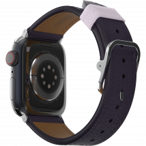 Apple Watch Band | Symmetry Cactus Leather Watch Band Plum Luxe