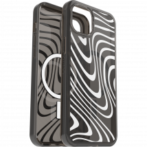 Coque iPhone 15 Plus et iPhone 15 Plus | Symmetry Clear Series pour MagSafe Midnight Swirl