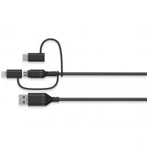 3-in-1 Cable Black
