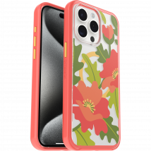 Coque iPhone 14 et iPhone 15 | Symmetry Series pour MagSafe Quilted Poppies