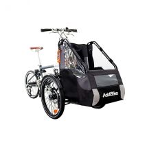 Equipement vélo, trottinette et scooter Addbike Kit remorque vélo - Transport chien