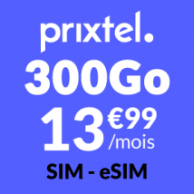 Forfait mobile 300Go Prixtel
