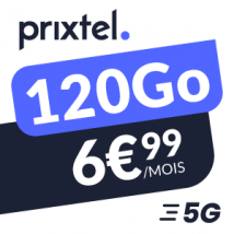 Forfait mobile 120Go Prixtel