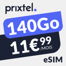 Forfait mobile 140Go Prixtel