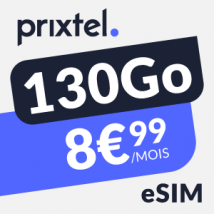 Forfait mobile 130Go Prixtel