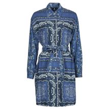 Robe courte Liu Jo ABITO CAMICIA DEN.BLUE PRINTS WASH