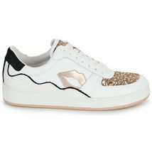 Baskets basses Bons baisers de Paname LOULOU BLANC ROSE GOLD GLITTER