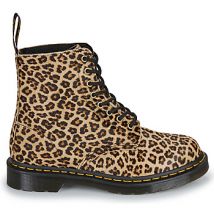 Boots Dr. Martens 1460 Pascal Light Tan Mini Leopard Spot Hair On