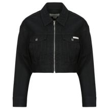 Veste Calvin Klein Jeans DENIM CROPPED JACKET SOFT BLACK