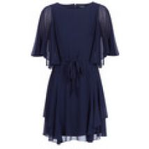 Korte Jurk Lauren Ralph Lauren  NAVY-3/4 SLEEVE-DAY DRESS