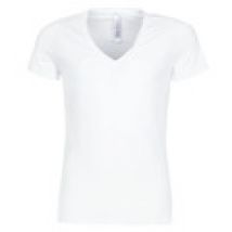 T-shirt Korte Mouw Hom  SUP' COTTON TSHIRT COL V PROFOND