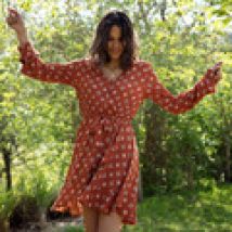 Korte Jurk Soi Paris x Spartoo  PAPILLES