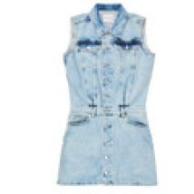 Korte Jurk Calvin Klein Jeans  SLEEVELESS BLUE DENIM DRESS