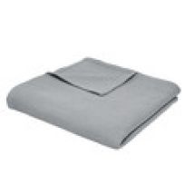 Plaids, deken Today  Jeté de Lit Nid d'Abeille 150/200 Coton TODAY Essential Acier