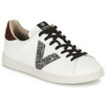 Lage Sneakers Victoria  TENIS EFECTO PIEL GLITTER