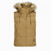Parka Jas Superdry  VINTAGE EVEREST FAUX FUR GILET