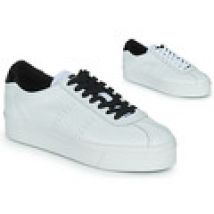Lage Sneakers Superga  WHITE BLACK