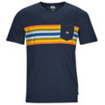 T-shirt Korte Mouw Quiksilver  SURFADELICA STRIPE SS