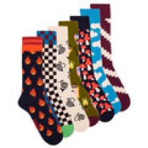 High socks Happy socks  WILD WEEK SOCKS X7