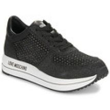 Lage Sneakers Love Moschino  STRASS MESH   GLITTER