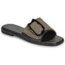 Slippers Exé Shoes  556-ORO-RAFFIA-BLACK