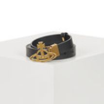 Riem Vivienne Westwood  SMALL LINE ORB BUCKLE/BRASS